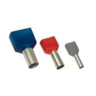 Érvéghüvely iker 6.0mm2 L=14mm szigetelt BM 00561