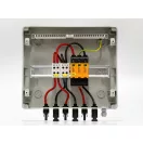 DC védelmi elosztó, 2 string / 1 MPPT, Type 2, 1000 V, MC4, IP65, biztosító nélküli