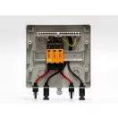 DC túlfeszültségvédelmi elosztó, 1000V, 1 string, 1 MPPT, T1+T2 védelem, biztosító nélkül, előszerelt