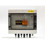   DC védelmi elosztó, 2 string / 1 MPPT, Type 1+2, gPV biztosítós (30 A), 1000 V, MC4, IP65