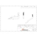 Hódfarkú cseréptető kampó fix ERK-TRH-F01