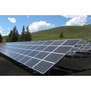 Földi napelemes tartószerkezet